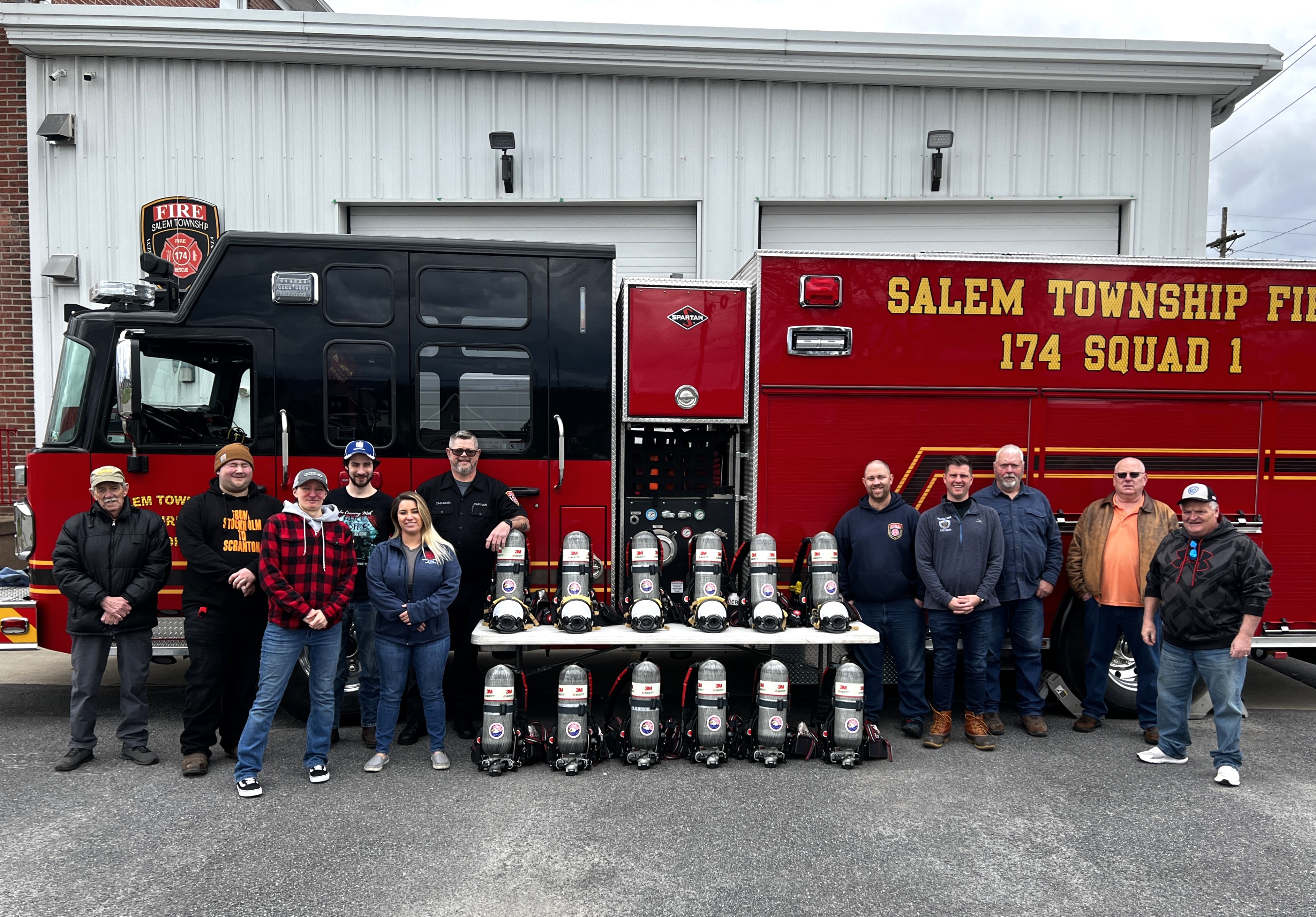 Salem Township Volunteer Fire Company Awarded State Funding for Critical Firefighting Gear, Says Cabell 